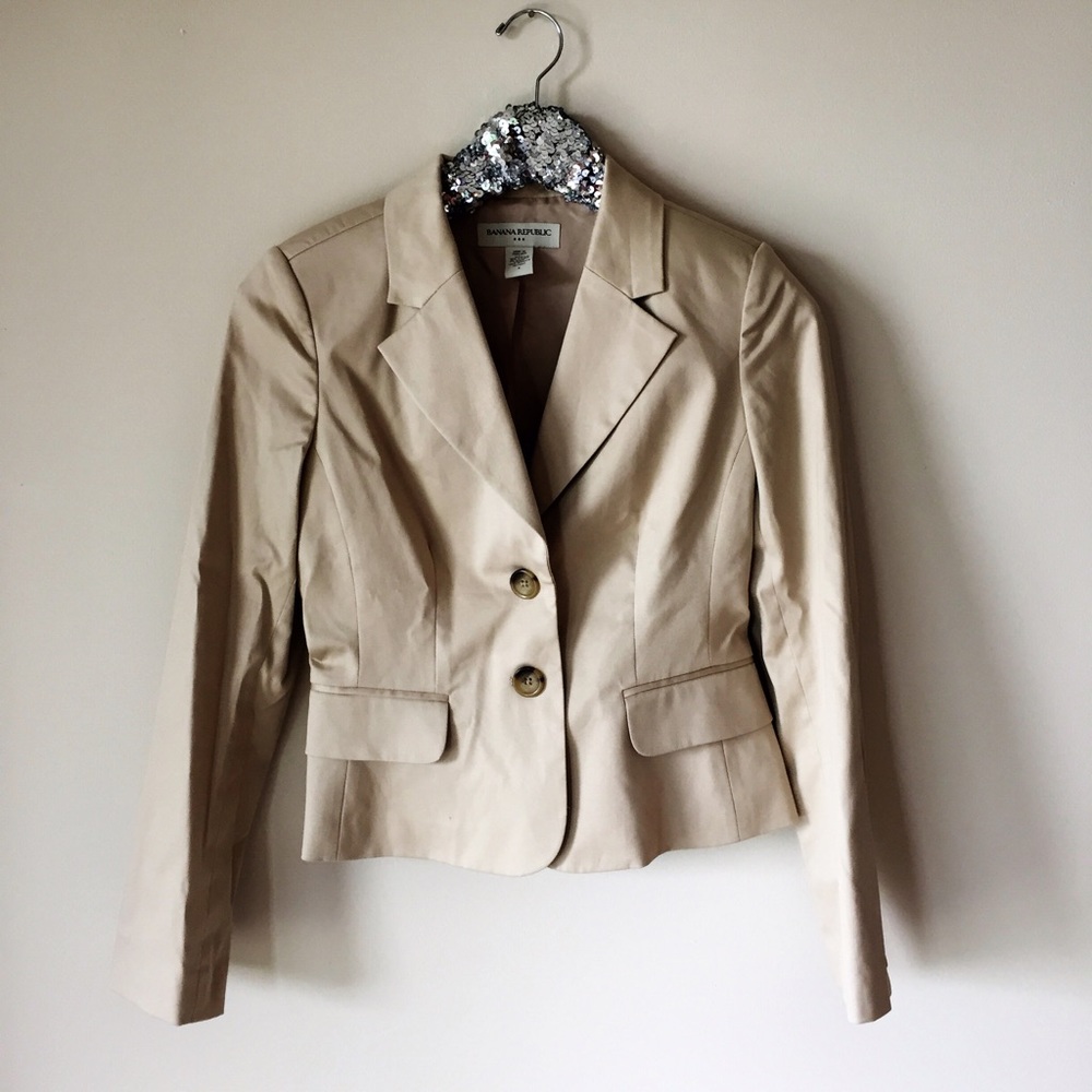 Banana Republic Khaki/Tan Color Jacket